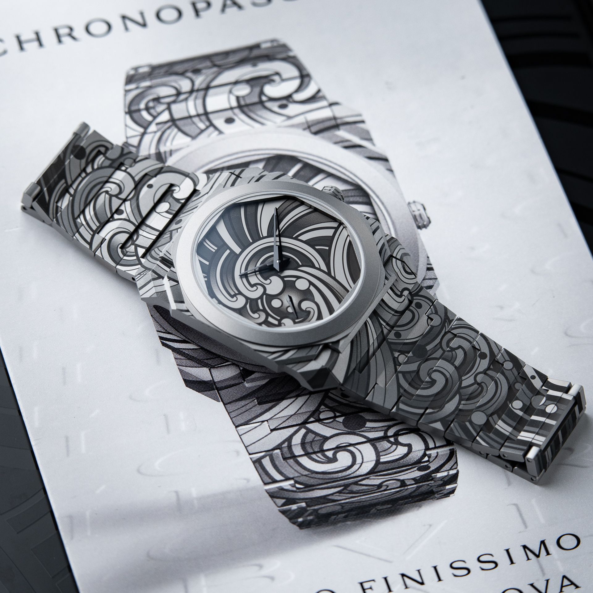 BVLGARI Octo Finissimo Tattoo Acqua RARE NOS Limited Edition Titanium Bulgari