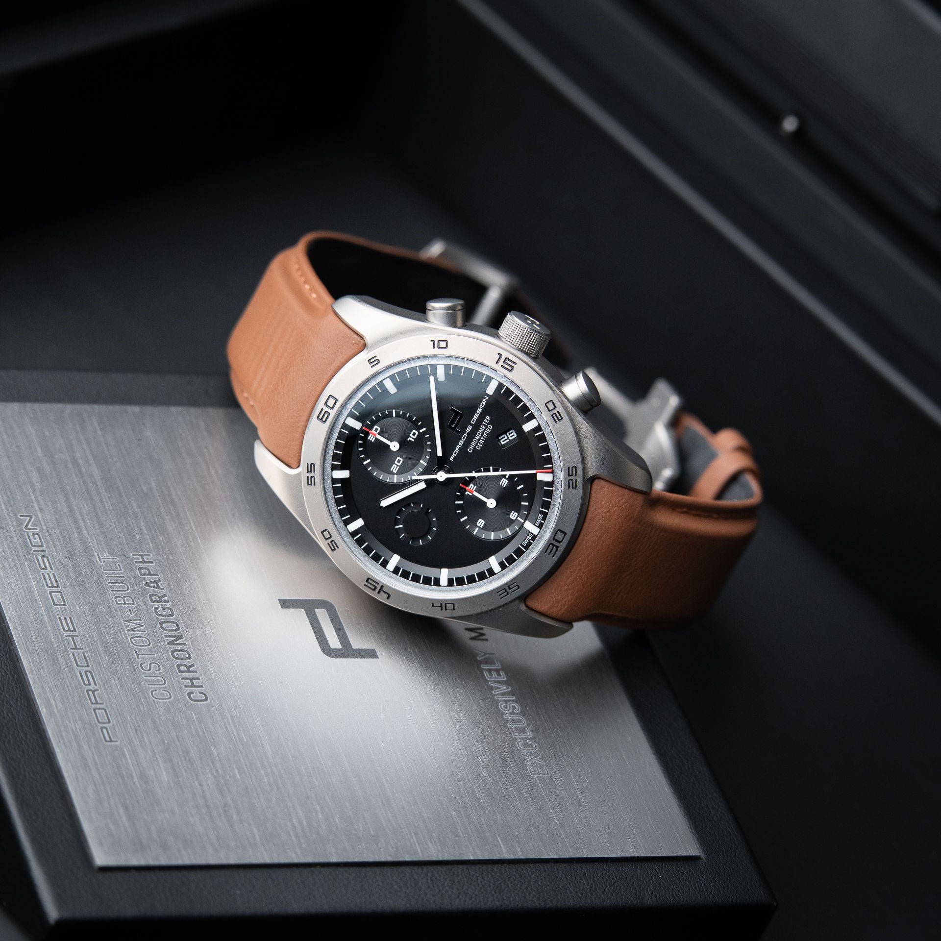 Porsche Design Chronotimer Chronograph Titanium Black Dial 42mm Automatic