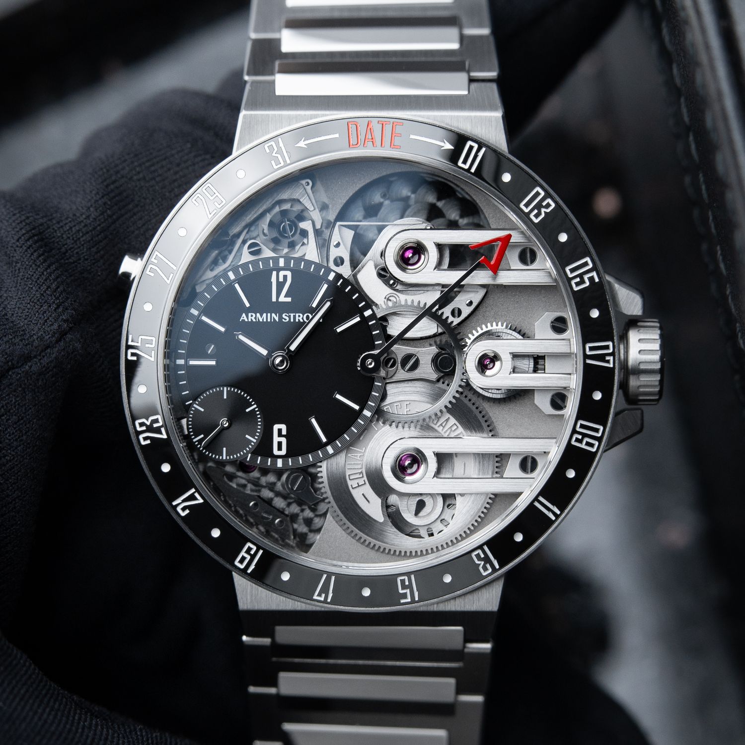 Armin Strom Gravity Equal Force Date Orbit Limited Edition Steel Bracelet