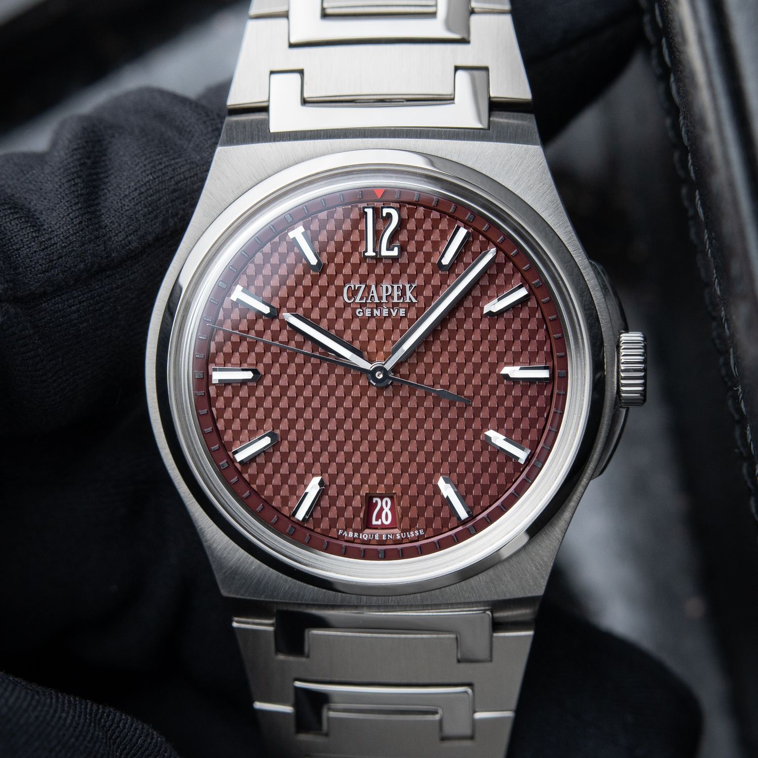 Czapek Antarctique Passage De Drake RARE Burgundy Limited Edition Bracelet Czapek Antarctique Passage De Drake RARE Burgundy Limited Edition Bracelet