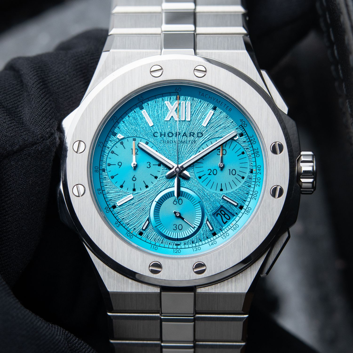 Chopard Alpine Eagle XL Flyback Chronograph Maritime Blue Steel Bracelet Chopard Alpine Eagle XL Flyback Chronograph Maritime Blue Steel Bracelet
