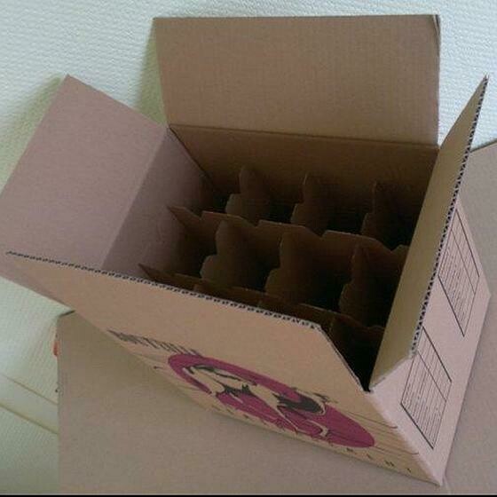 Carton bouteilles