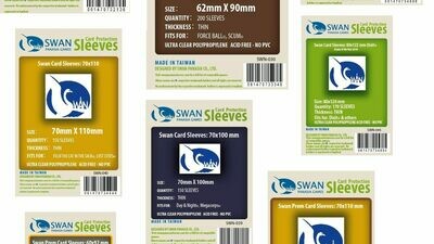 Swan Panasia Sleeves (43 x 65)
