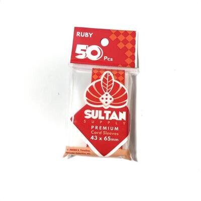 50PCs Sultan Sleeves: Ruby (43x65) 50PCs Sultan Sleeves: Ruby (43x65)