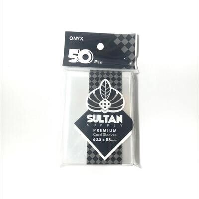 50PCs Sultan Sleeves Standard: Onyx (63.5x88)