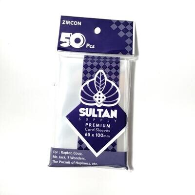 50PCs Sultan Sleeves: Zircon (65x100)