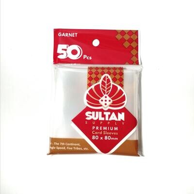 50PCs Sultan Sleeves Square: Garnet (80x80) 50PCs Sultan Sleeves Square: Garnet (80x80)