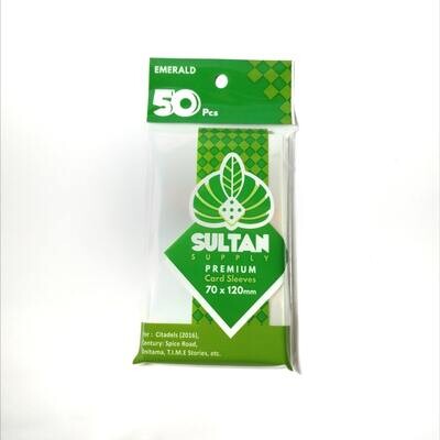 50PCs Sultan Sleeves Tarot: Emerald (70x120)