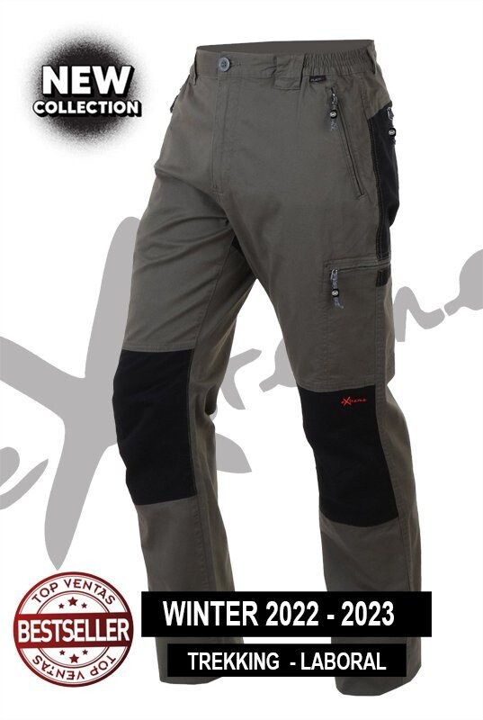 Pantalón Trekking - Laboral EXTREME algodon - elastan - caza - INVIERNO