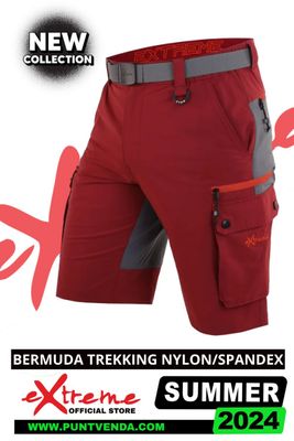Bermuda Trekking Nylon-Spandex Extreme Hombre - Zenon Gr