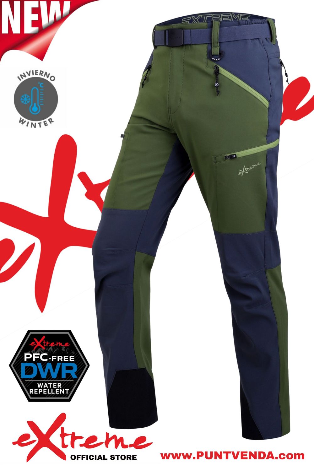 PANTALON  EXTREME NEWWOOD ZUANZI-W - INVIERNO - AFELPADO