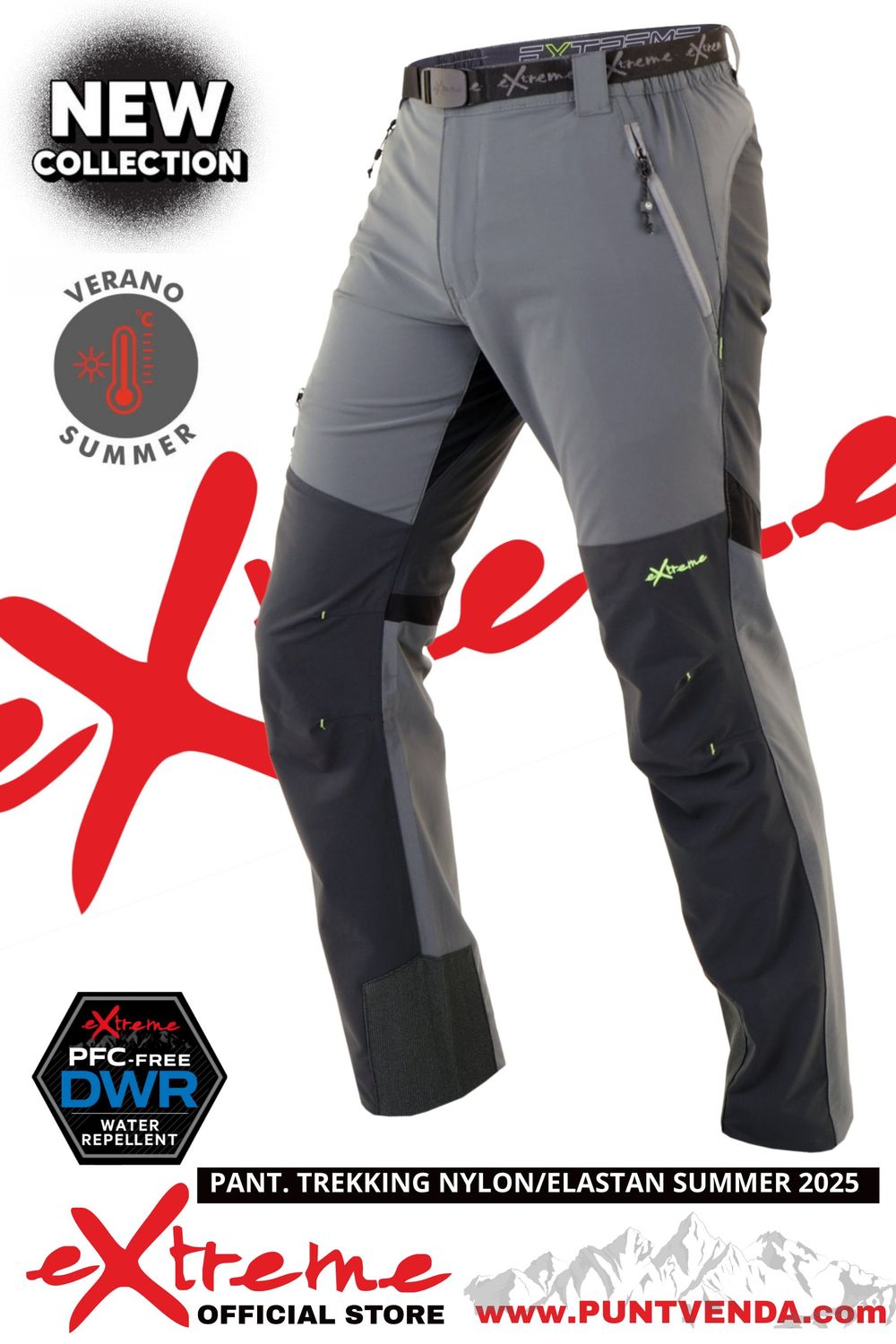 PANTALON NEWWOOD EXTREME BING GRIS