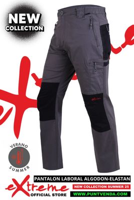 Pantalón Trekking - Laboral EXTREME algodon - elastan Primavera-verano