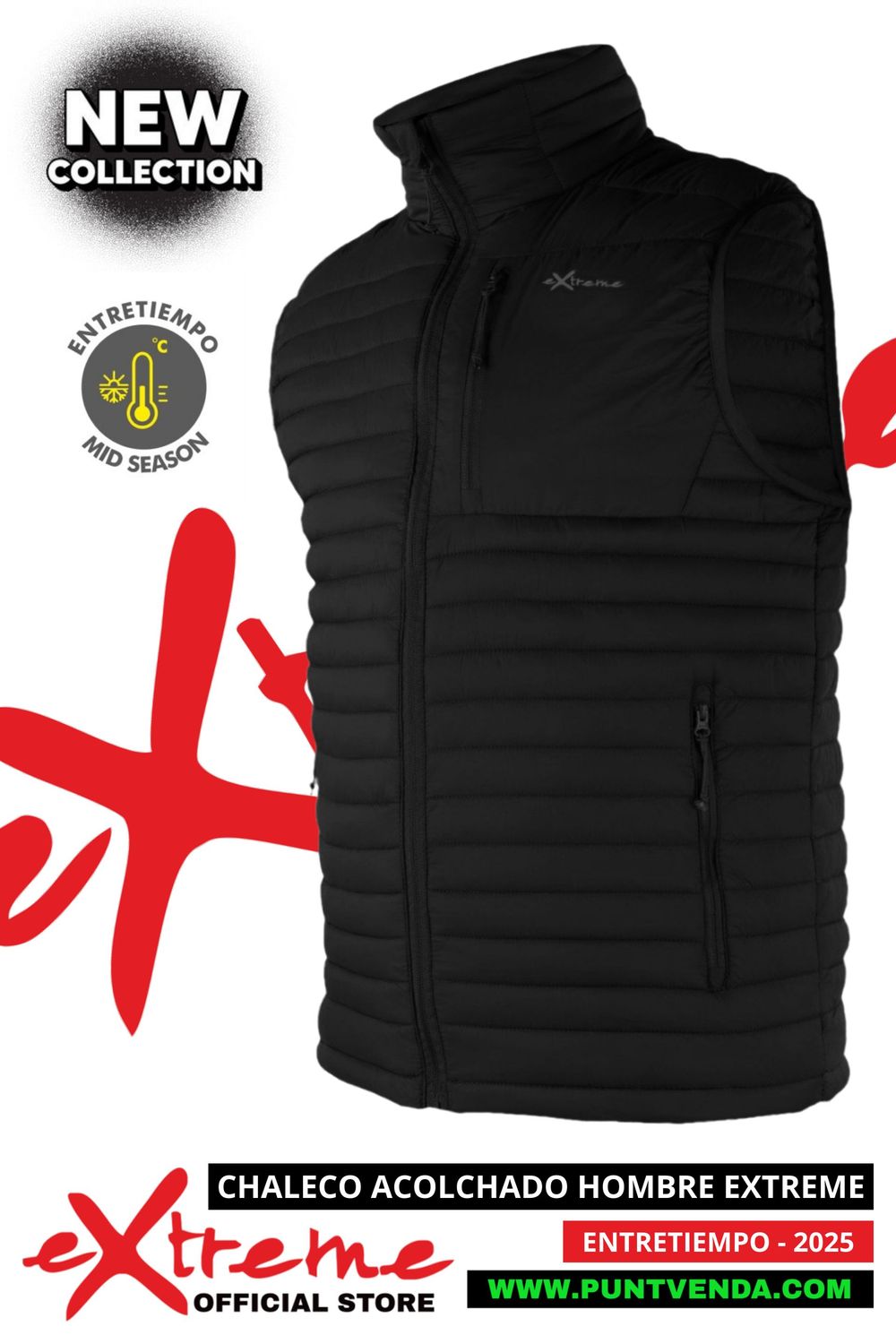 Chaleco Acolchado Trekking Extreme