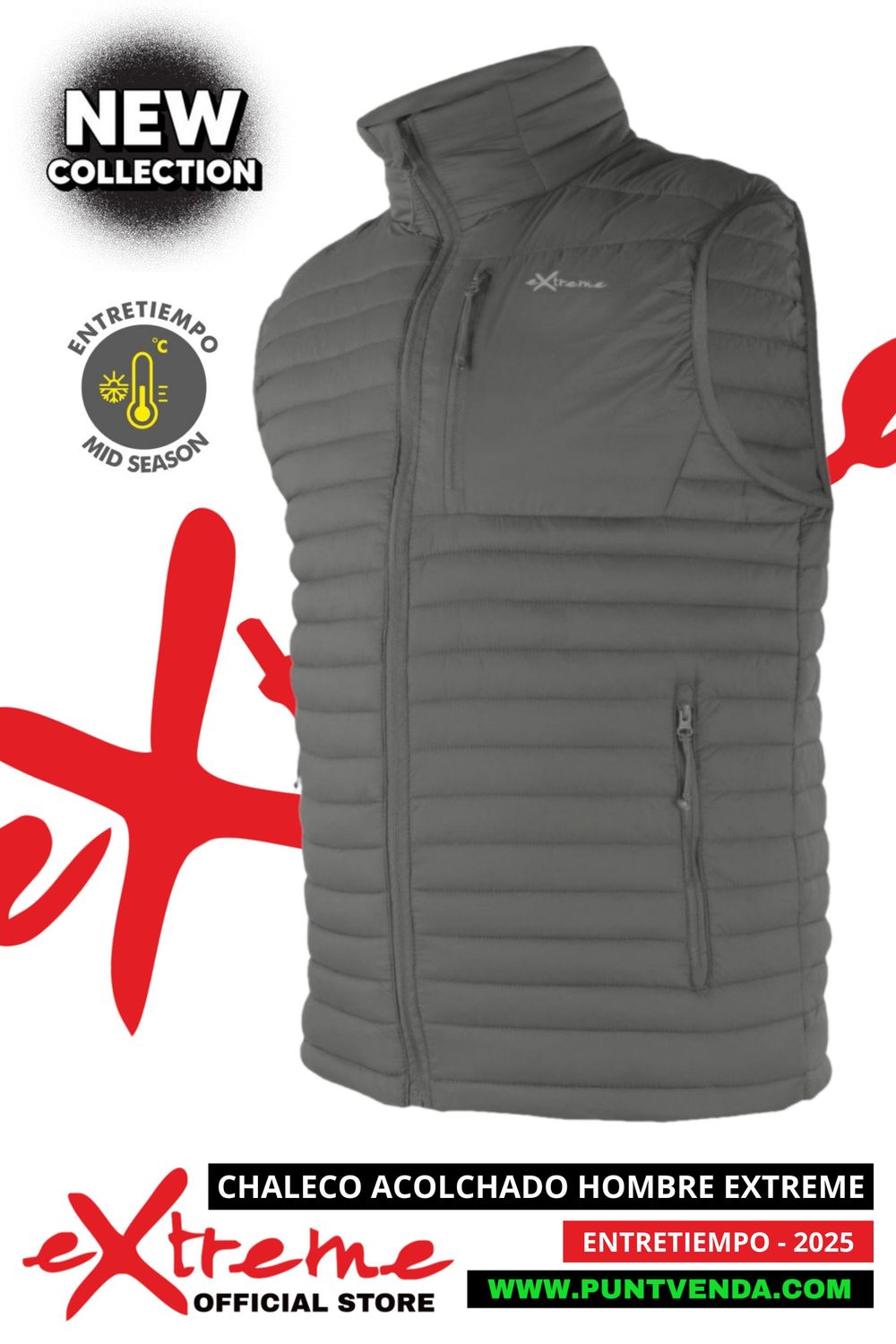 Chaleco Acolchado Trekking Extreme - 2025