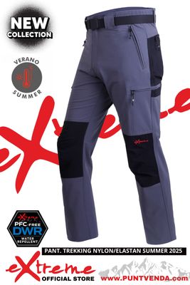Pantalon Trekking Nylon/Elastán Hombre - Primavera - Verano 2025