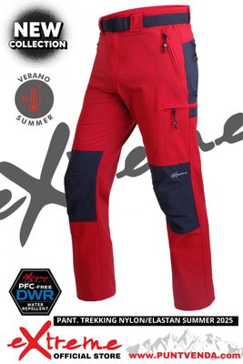 Pantalon Trekking EXTREME Nylon/Elastán Hombre Primavera-Verano 2025