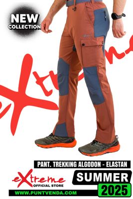 Pantalón Trekking Extreme - Nylon/Spandex - Hanger-raiz-gris