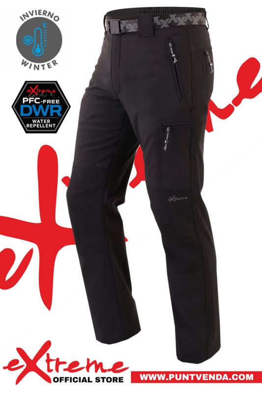 Pantalón Trekking  EXTREME Poliéster/Elastano Perchado Hombre - Invierno