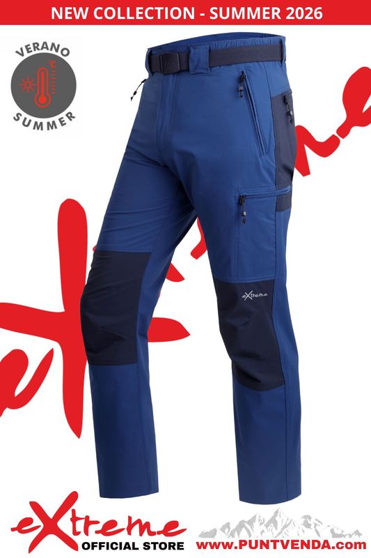 Pantalon Trekking EXTREME Nylon/Elastán Hombre Primavera-Verano