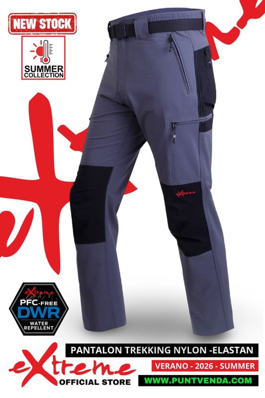 Pantalón Trekking Extreme -  Nylon/Elastán Hombre - Verano 2026