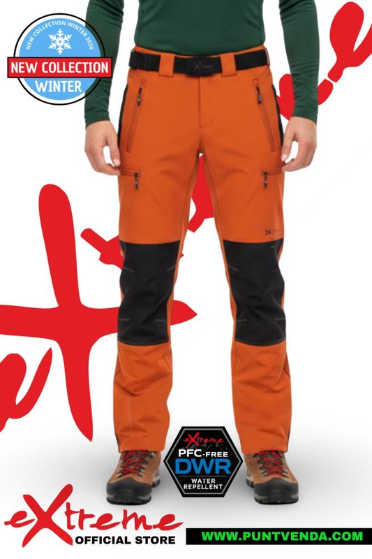 Pantalón Trekking  Extreme - Madeira Naranja - waterproof -  Invierno - Afelpado