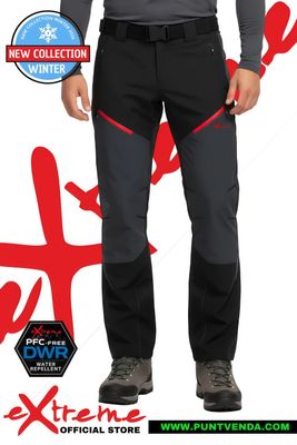 Pantalón Trekking Softshell Elástic Hombre Perchado - Extreme Pantalón Trekking Softshell Elástic Hombre Perchado - Extreme