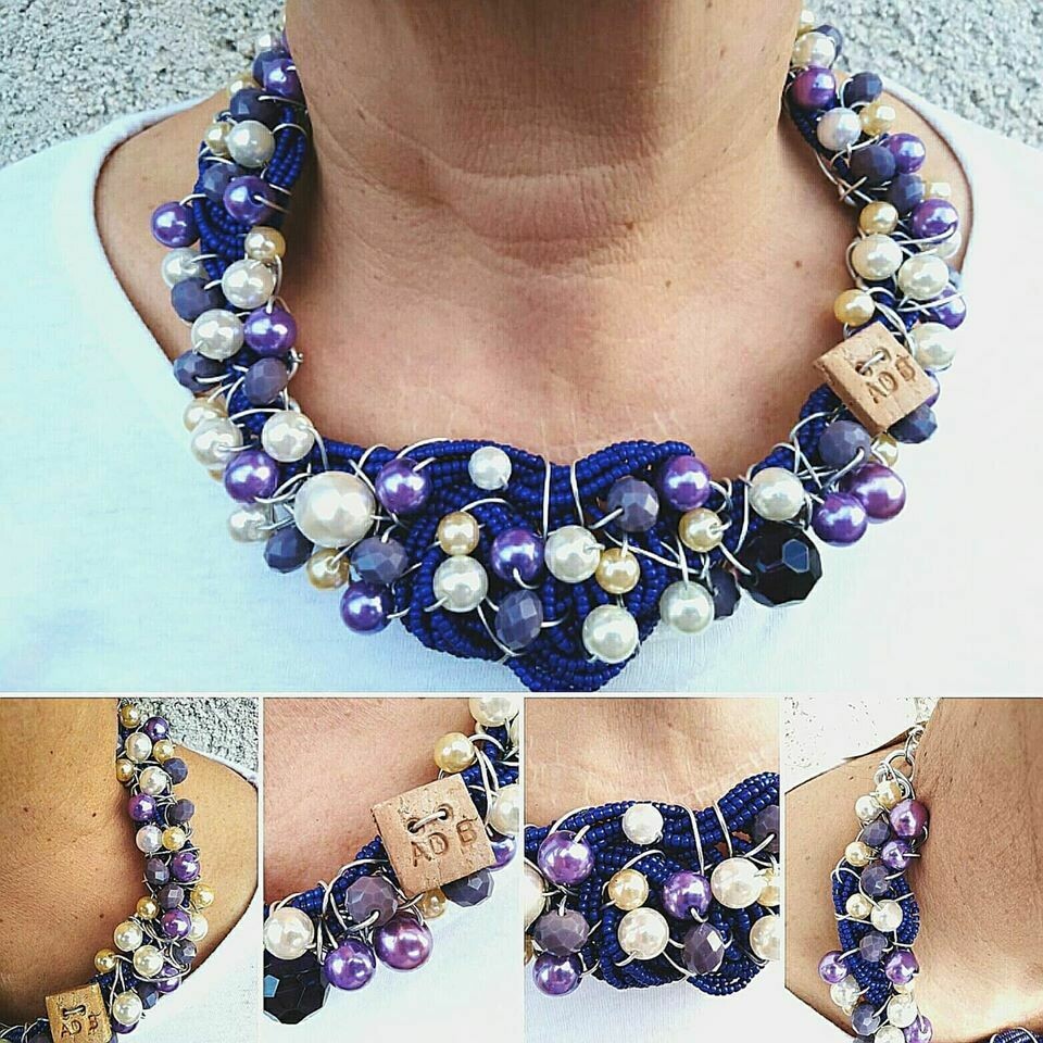 Inturciuniate® di perle e di viola.