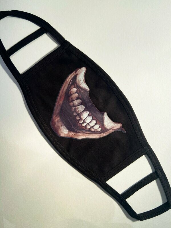 Scary halloween 2 ply  face mask