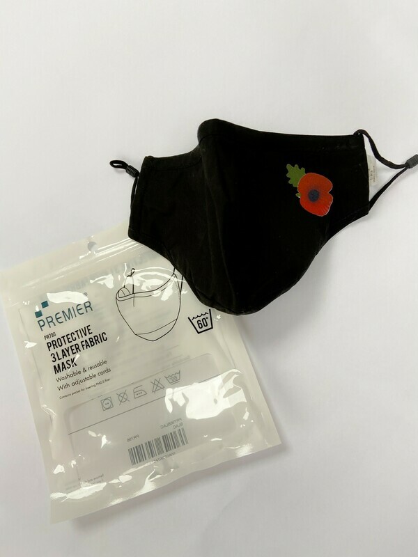 3 ply poppy mask