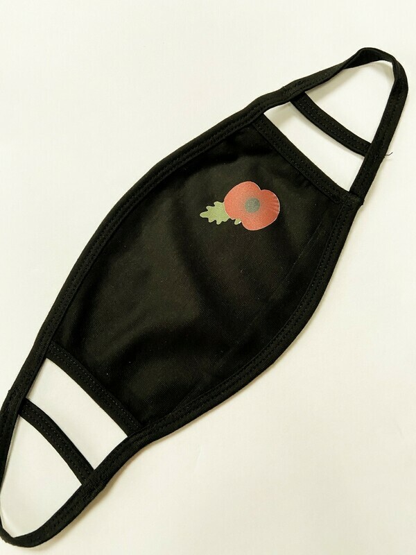 2 ply poppy face mask