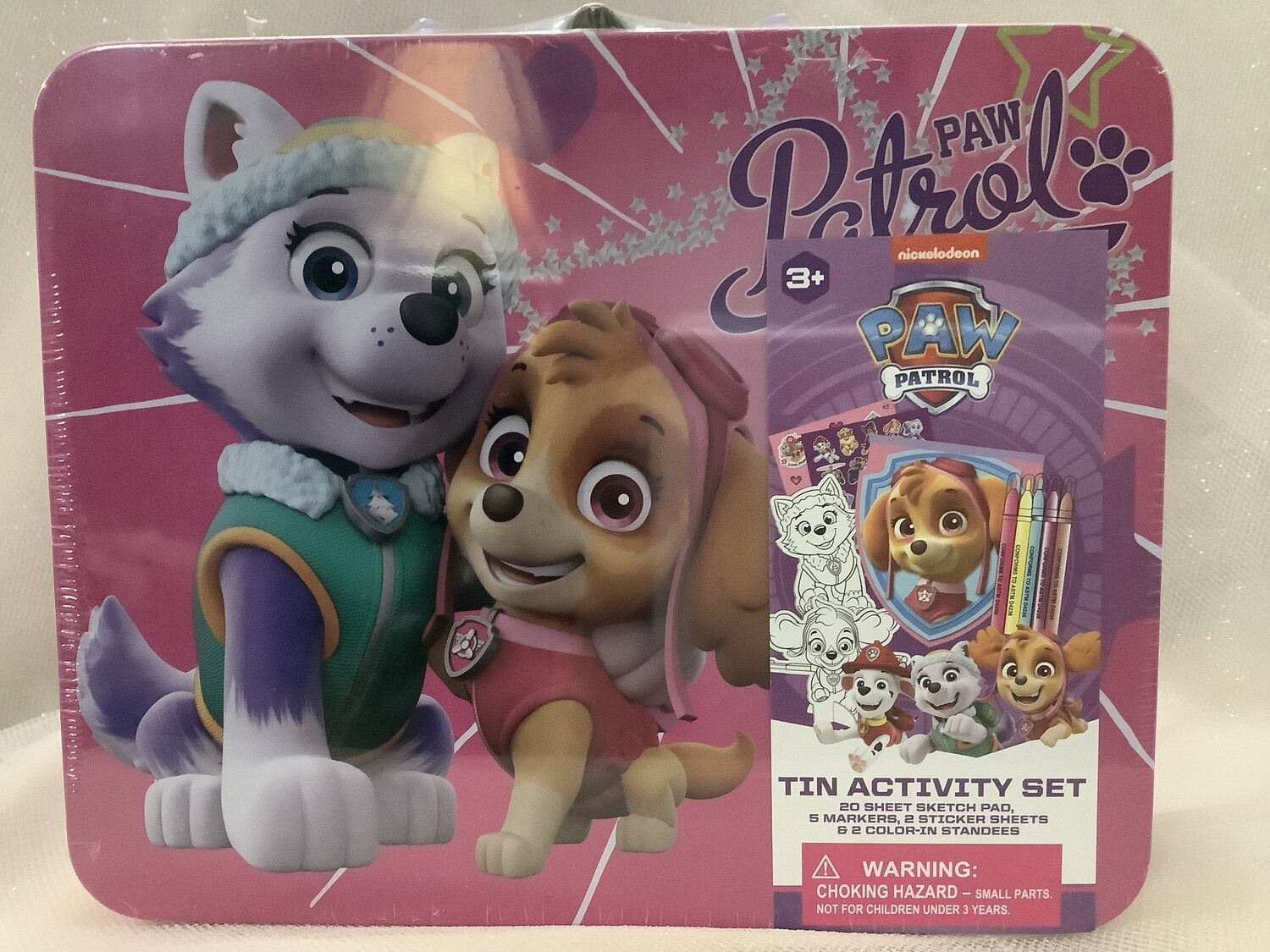 paw patrol tin activity set