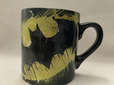 Licensed Ceramic Mug-Batman Splatter Paint