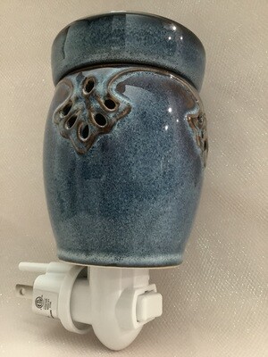 Ceramic Plug-In Warmer - Blue Art Deco