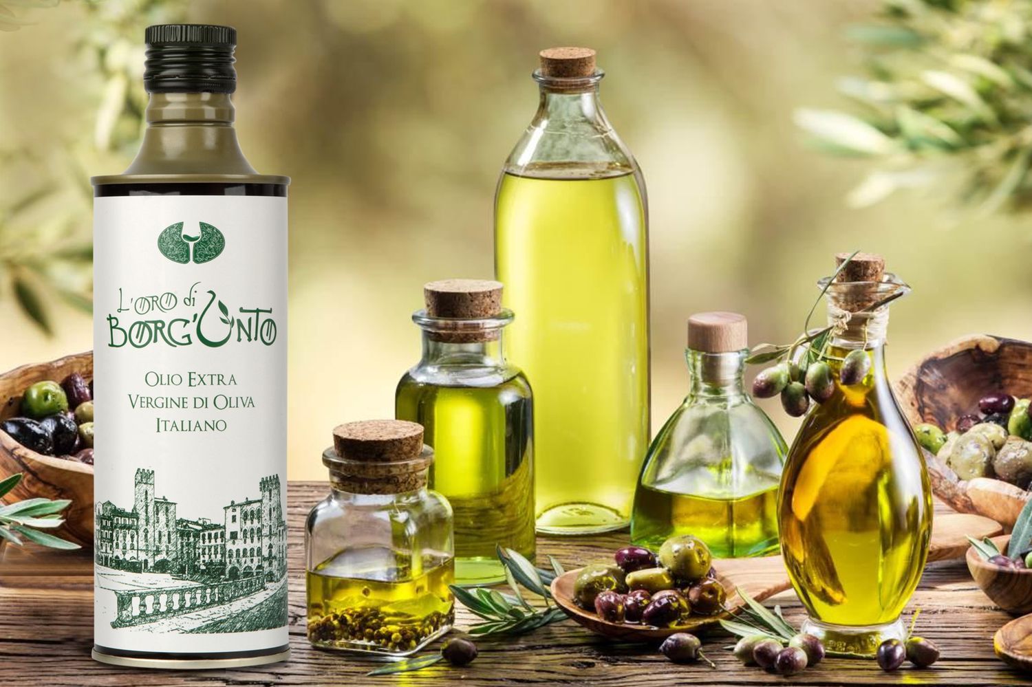 Olio toscano Borgunto Colli Aretini 1 bottiglia