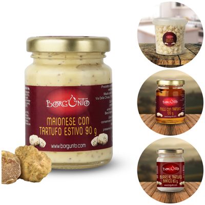 Pacchetto di prodotti al tartufo Borgunto