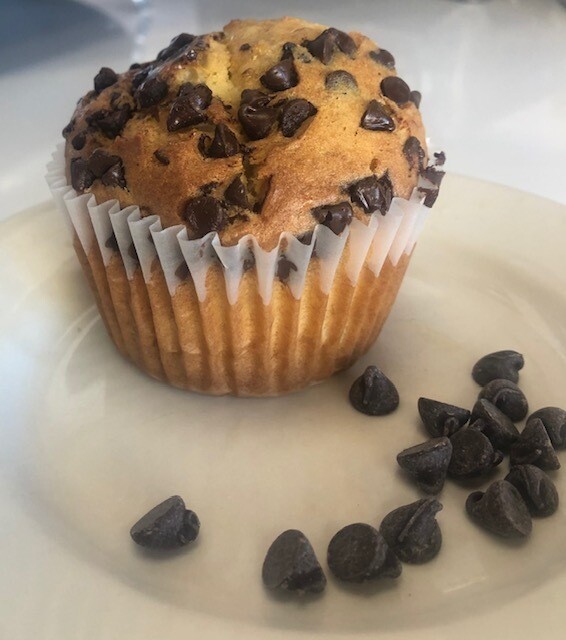 Banana-Chocolate Chips Muffin