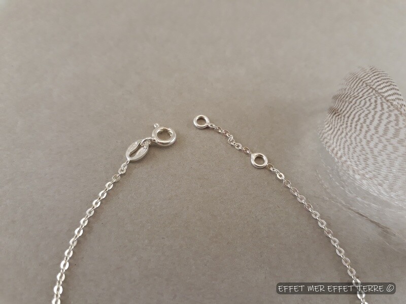 Bracelet perle nacre blanche