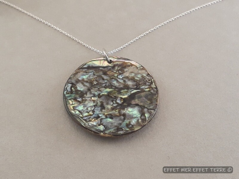 Pendentif nacre Haliotide