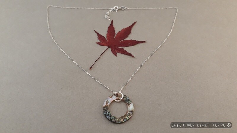 Pendentif anneau haliotide petit modèle