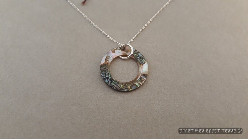 Pendentif anneau haliotide petit modèle