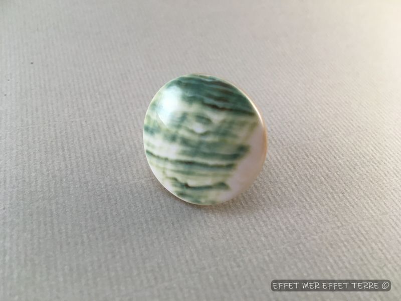 Bague argent Nacre Tuléar petit modèle