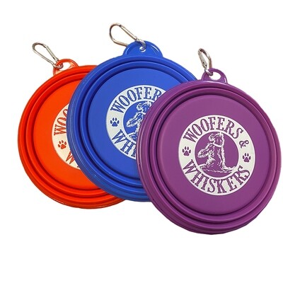 Quick Attach Collapsible Dog Bowl