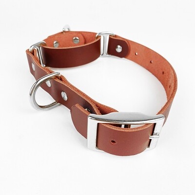 Downtown Leather Adjustable Martingale Collar™