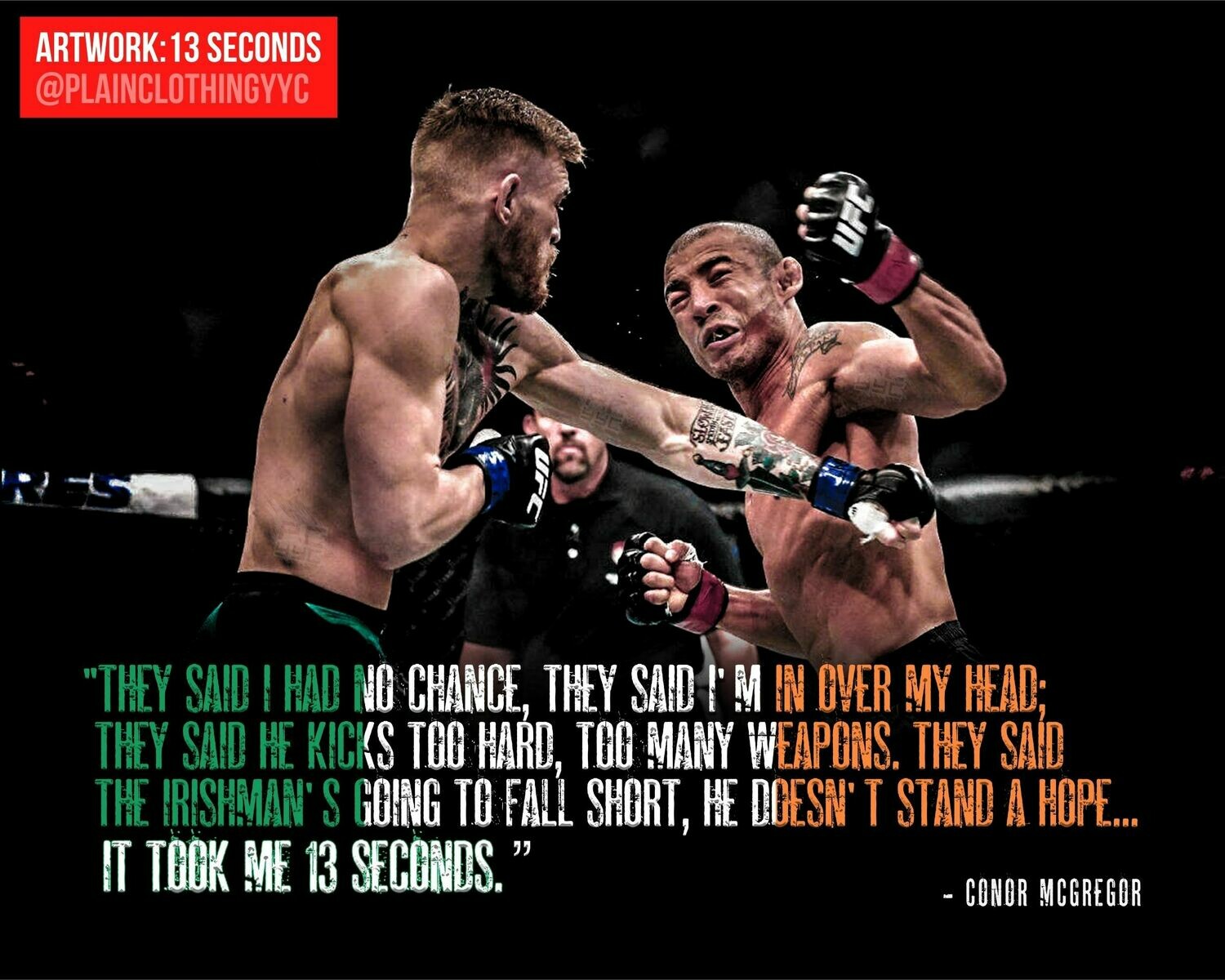 Conor McGregor - 13 Seconds | Art Board print 7&quot;x5&quot;