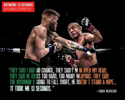Conor McGregor - 13 Seconds | Art Board print 7&quot;x5&quot;