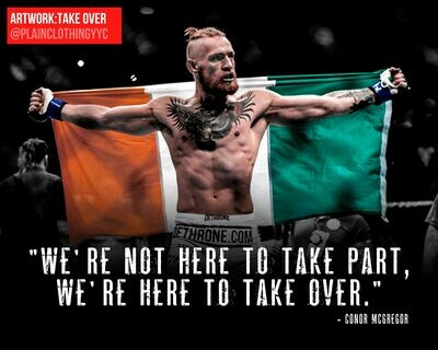 Conor McGregor - Take Over | Art Board print 7&quot;x5&quot;