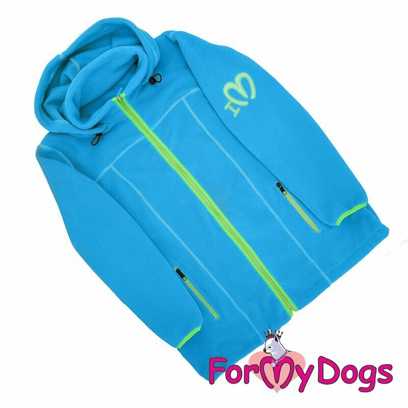 Aktionsprodukt: Fleece-Jacke mit Kapuze von ForMyDogs, Größe: Hellblau / S