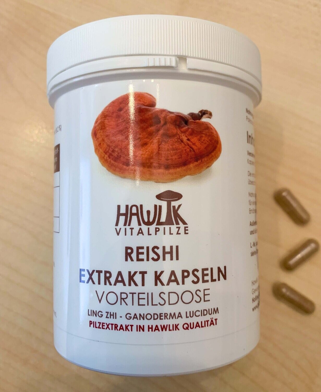 Reishi Extrakt Kapseln in der Vorteilsdose (240 Kapseln)