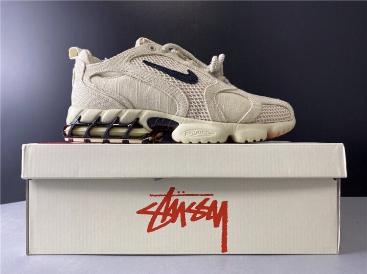 Stussy x Nike Air Zoom Spiridon Cage 2 Fossil